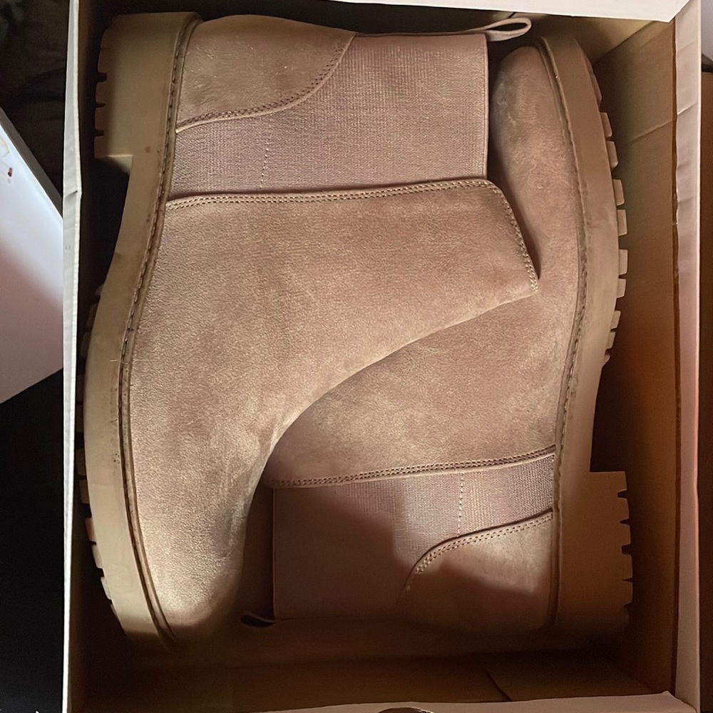 Brand new Tan ankle boots